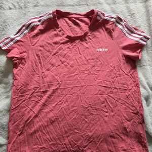 Adidas Women's Pink Colored Cropped Tee - 2x